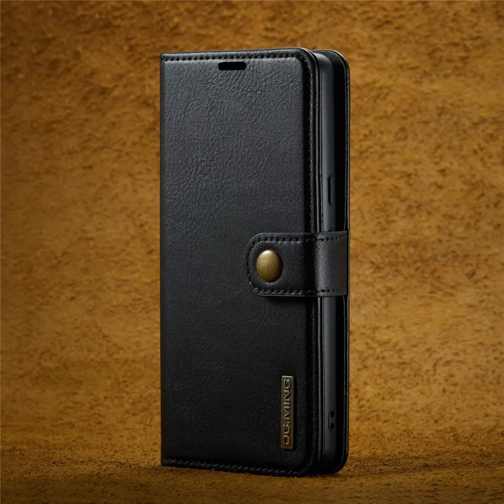 Luxury 2 in 1 Leather Detachable Hold Card Wallet Magnetic Flip Phone Cover Case For Google Pixel 8 Pro 5A 6 6Pro 6A 7 7A 9 10A