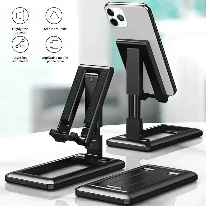 Foldable Desk Phone Holder Mount Stand Adjustable Phone Holder Desktop Holder