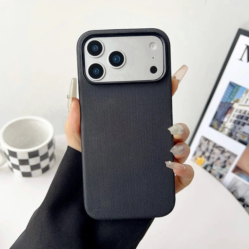 For Magsafe Original Tech Woven Phone Case For iPhone 17 Pro Max/16/15/14/13 Pro Max Wireless Charging Compatible Durable Cover