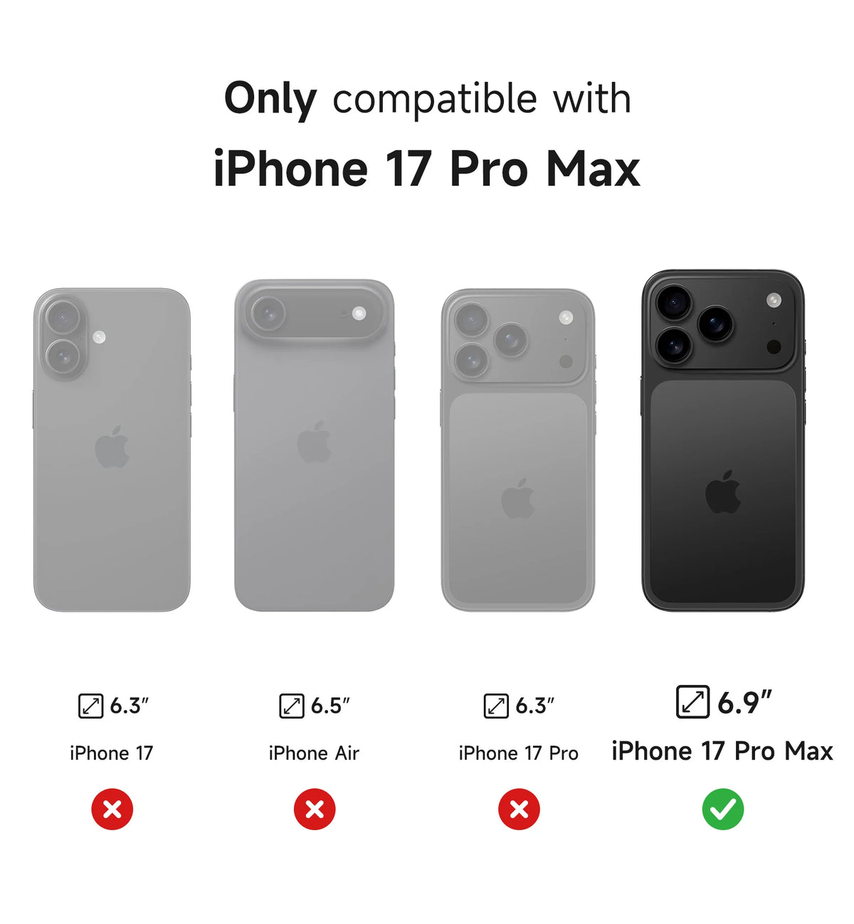 DEXNOR For iPhone 17 Pro Max Case with Camera Cover & Adjustable Kickstand Compatible With MagSafe Shockproof Magnetic Protective Cover