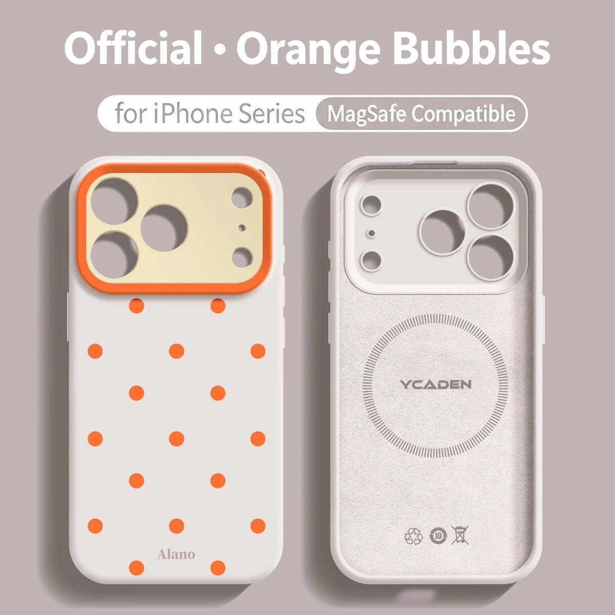 New Liquid Silicone Cute Sweet Pink Polka Dot Phone Case For iPhone 17 16 15 14 13 12 Pro Max Shockproof Magsafe Magnetic Cover