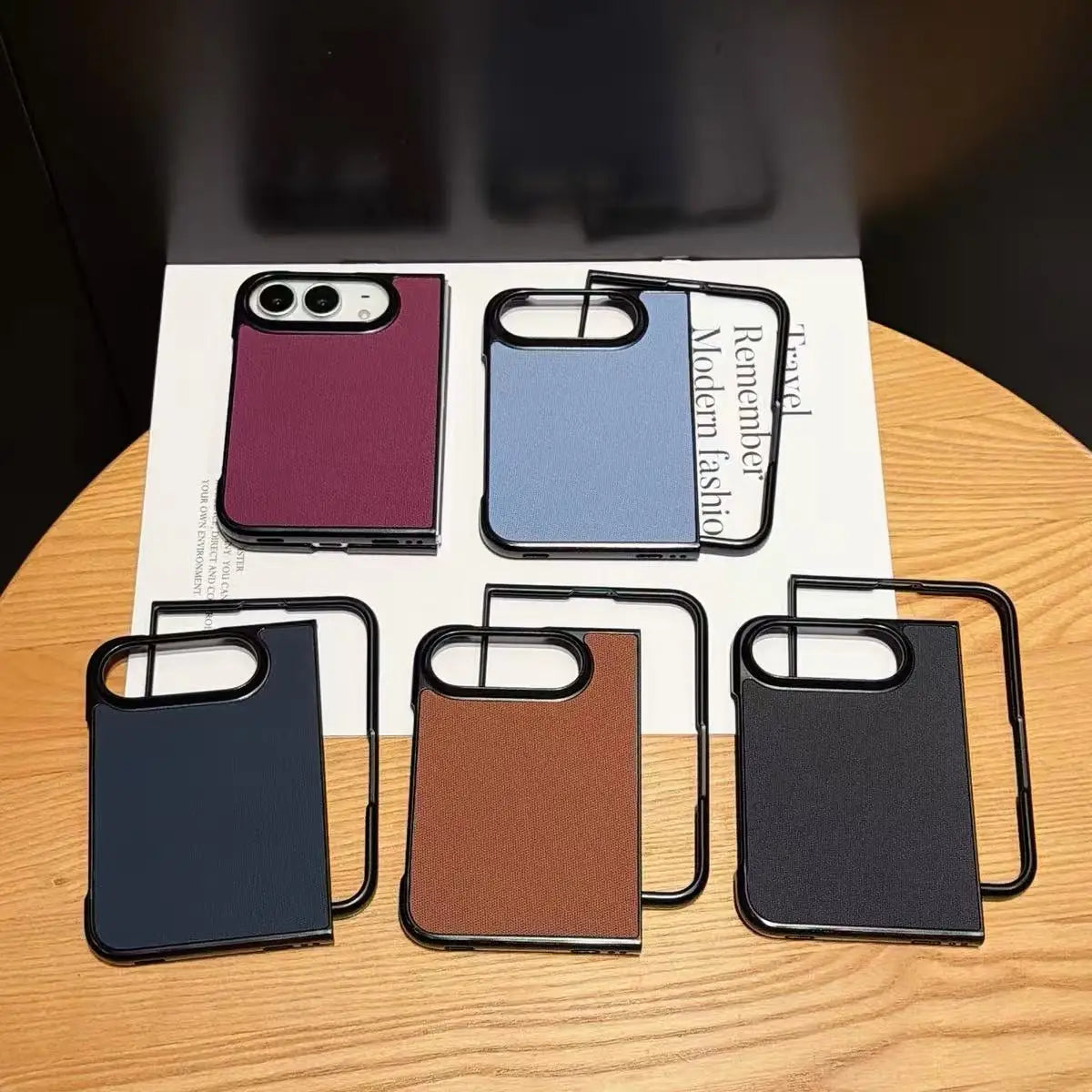 For MagSafe Tech Woven Phone Case For iPhone Duo 18 Ultra Wireless Charging Camera Lens Protection Shockproof Bumper Back Cover