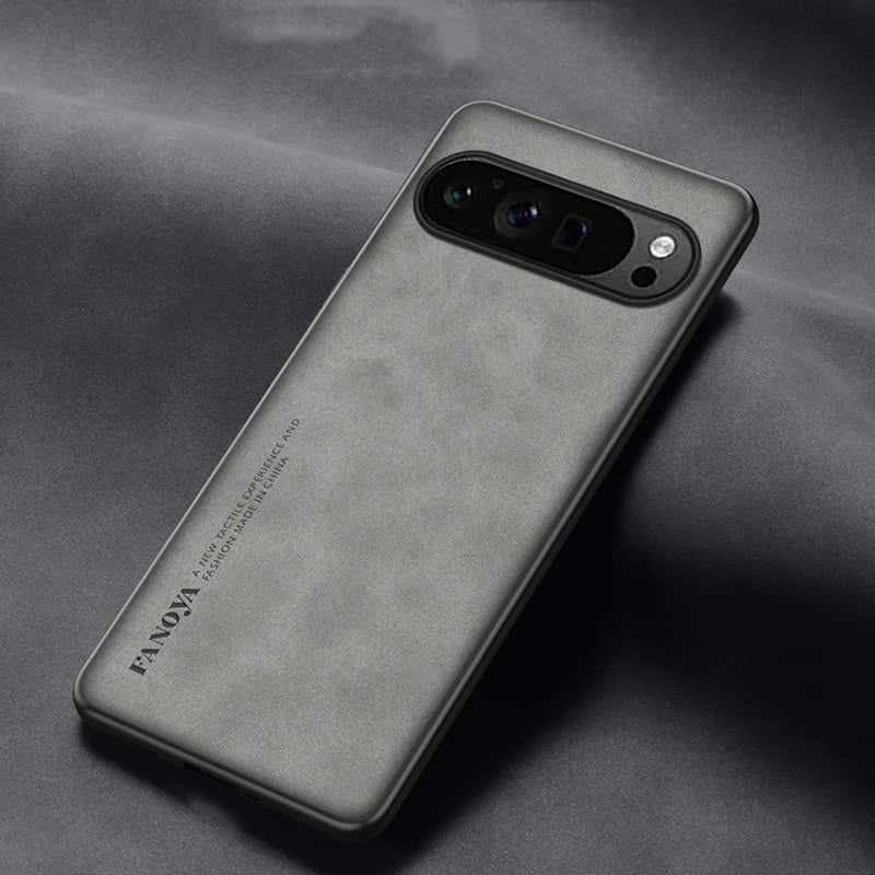 PU Leather Case for Google Pixel 10 9A XL 9 8 7 Pro 8A 7A 6A 6 Cover Soft Matte Shockproof Authentic Anti-fingerprint Shell