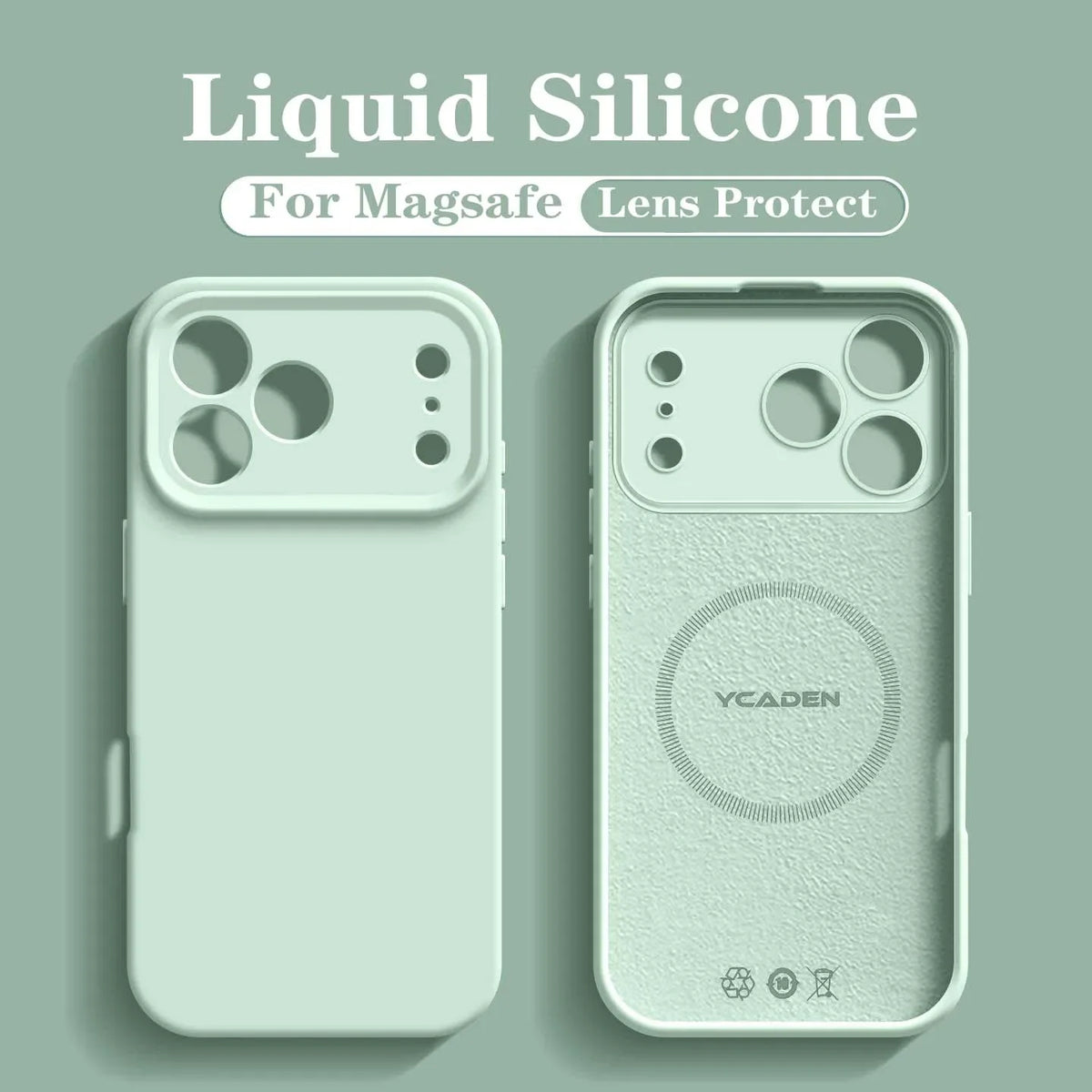 For iPhone 18 Pro Liquid Silicone For Magsafe Phone Case For iPhone 18 17 16 15 14 Pro Max Wireless Charging Skin Smooth Cover
