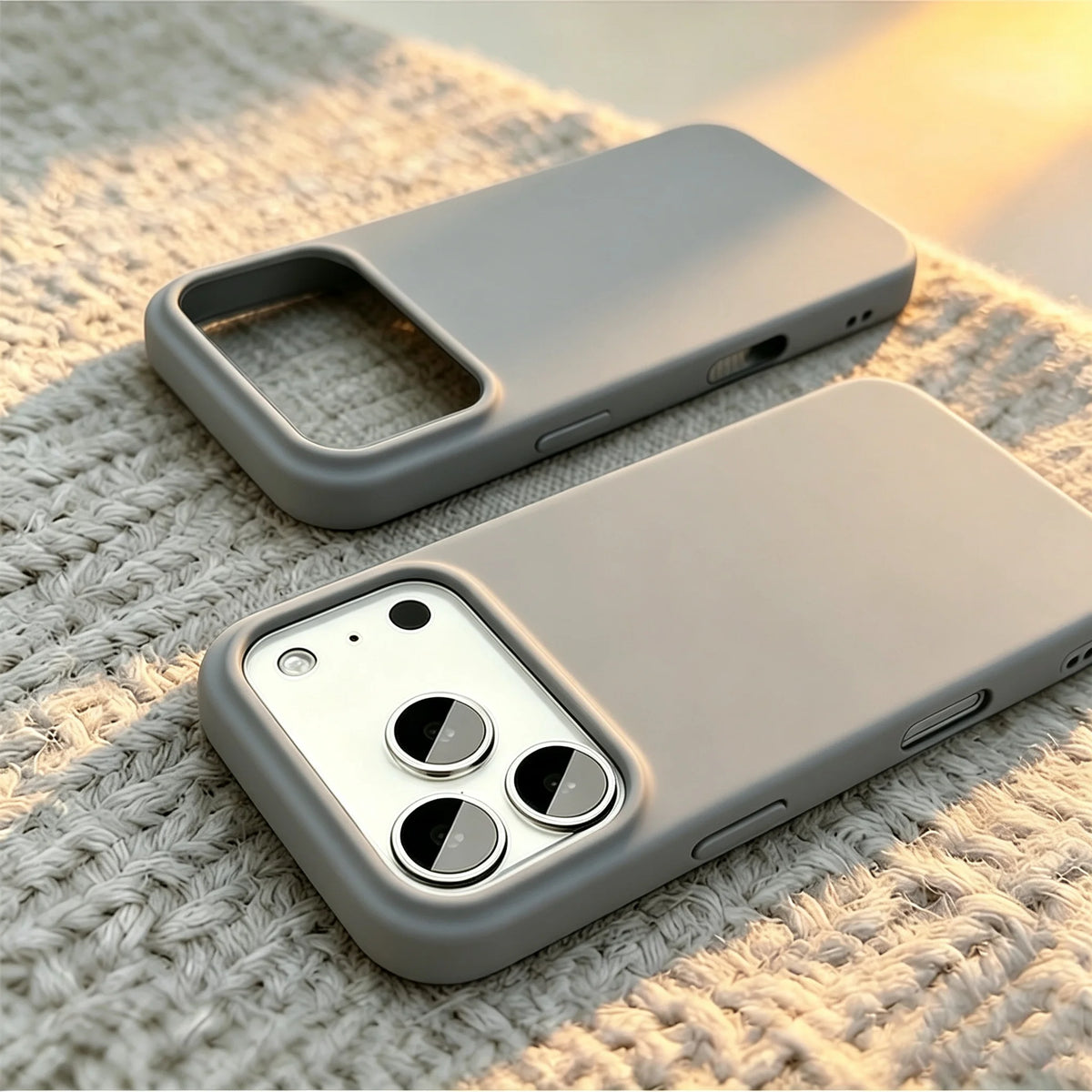 Official Original Liquid Silicone Phone Case for iPhone 18 Pro Max 17 16 15 11 12 14 13 18 Pro Max Shockproof Flannel Full Cover