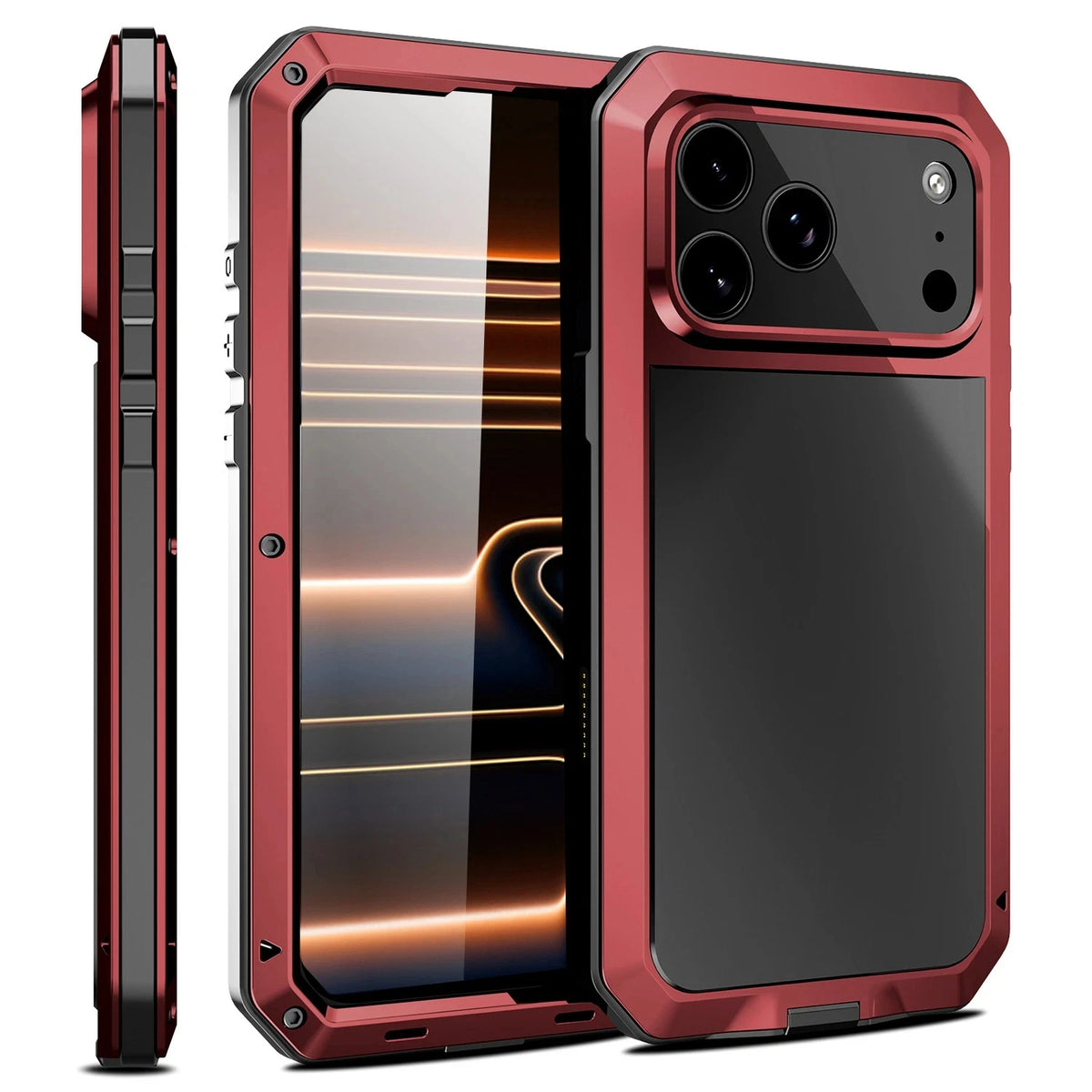Case For iPhone 18 17 16 15 14 13 12 11 Pro Max XS XR Plus SE Metal Heavy Duty 360 Full Body Shockproof Armour Protective Cover
