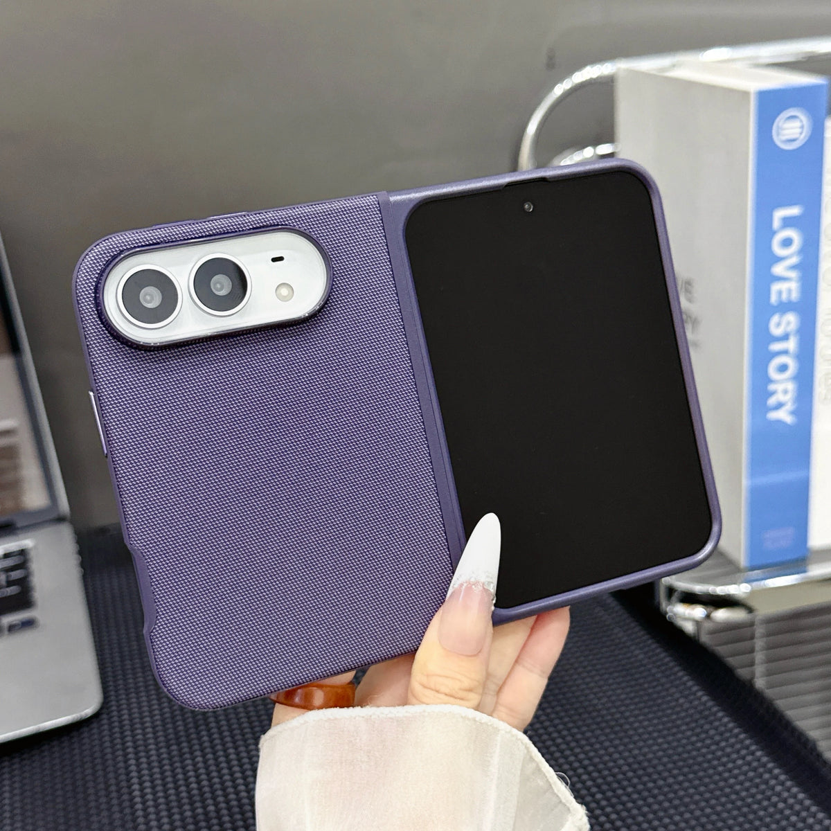 For MagSafe Tech Woven Phone Case For iPhone Duo 18 Ultra Wireless Charging Camera Lens Protection Shockproof Bumper Back Cover