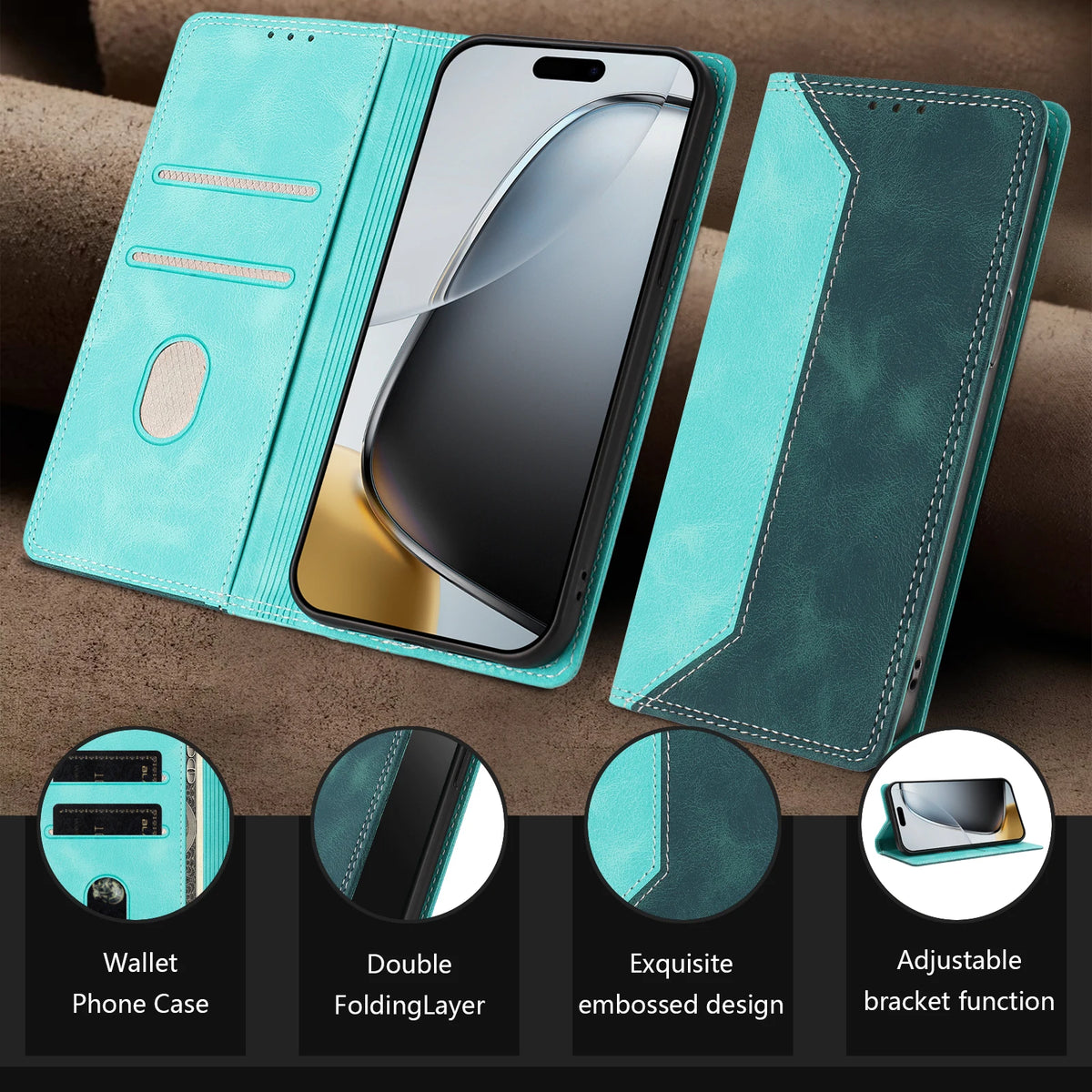 Magnetic Leather Wallet Case for Google Pixel 10 9 9A 8 8A 7 7A 6 6A 5 5A 4A 5G Pro XL Flip Phone Cover Rfid Blocking Shockproof