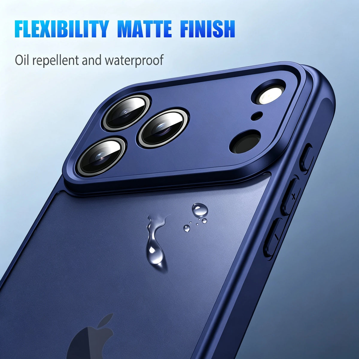 Phone case for iphone 18 Pro Max 18Pro 17 17e 17Pro iphone17 Air Translucent Matte Back & TPU Side Shockproof Proteciton cover