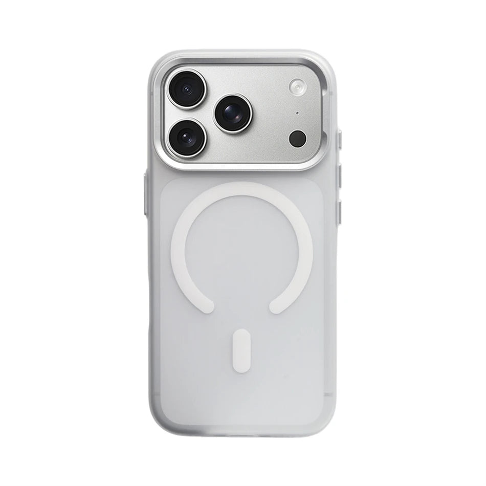 For iPhone 17 16 15 18 Pro Max Air Business Simple Frosted Clear For Magsafe Case Shockproof Magnetic Charge Thin Hard Cover