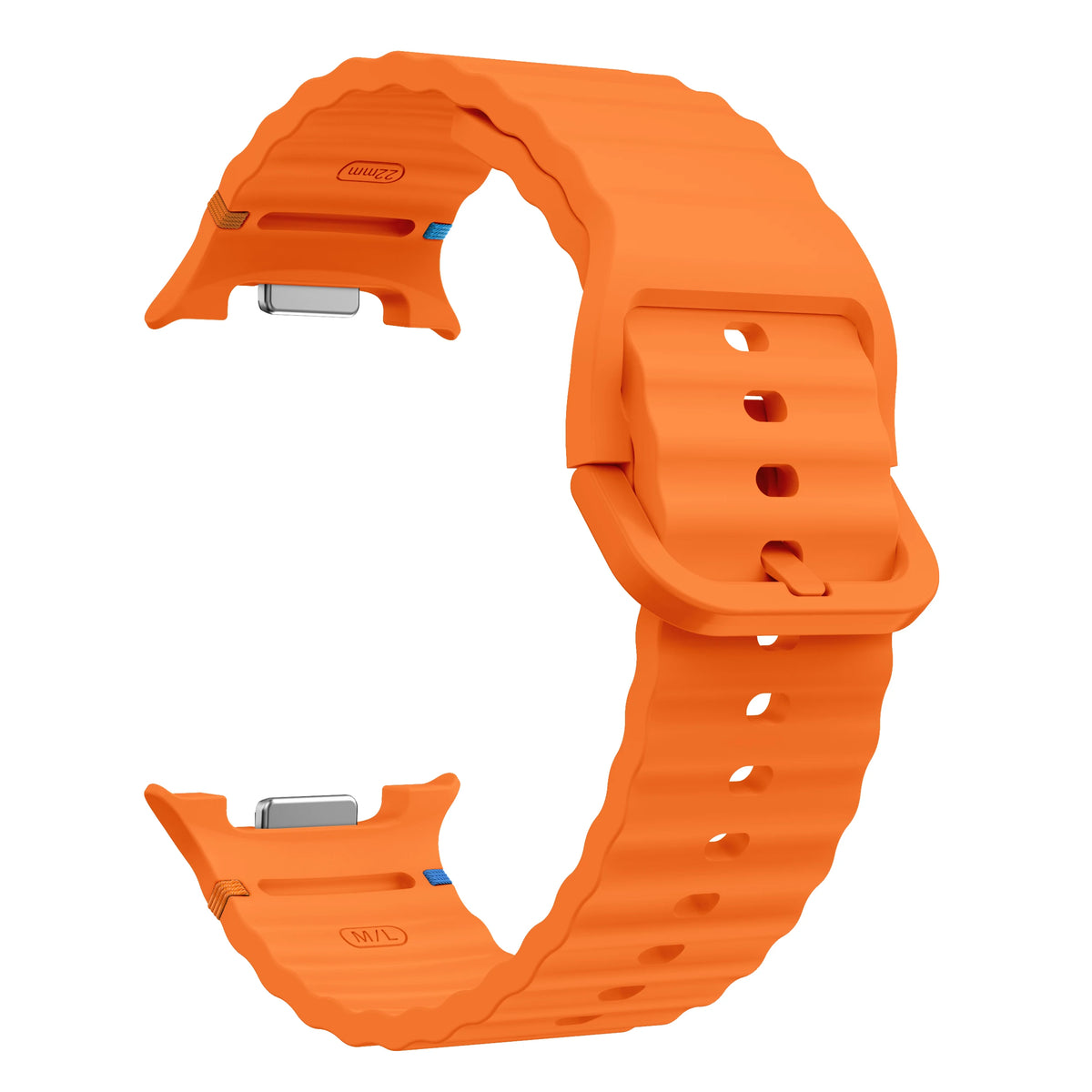 Official Silicone Strap for Samsung Galaxy Watch 9/8 40mm 44mm Sports Replacement Wristband for Galaxy Watch 8 Classic 46mm Band