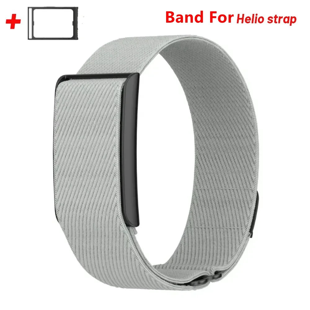 Stretchable Wrist Band Sport Soft Nylon Loop Band for Amazfit Helio Strap Adjustable Sport Correa Helios Straps Amazfit Bracelet