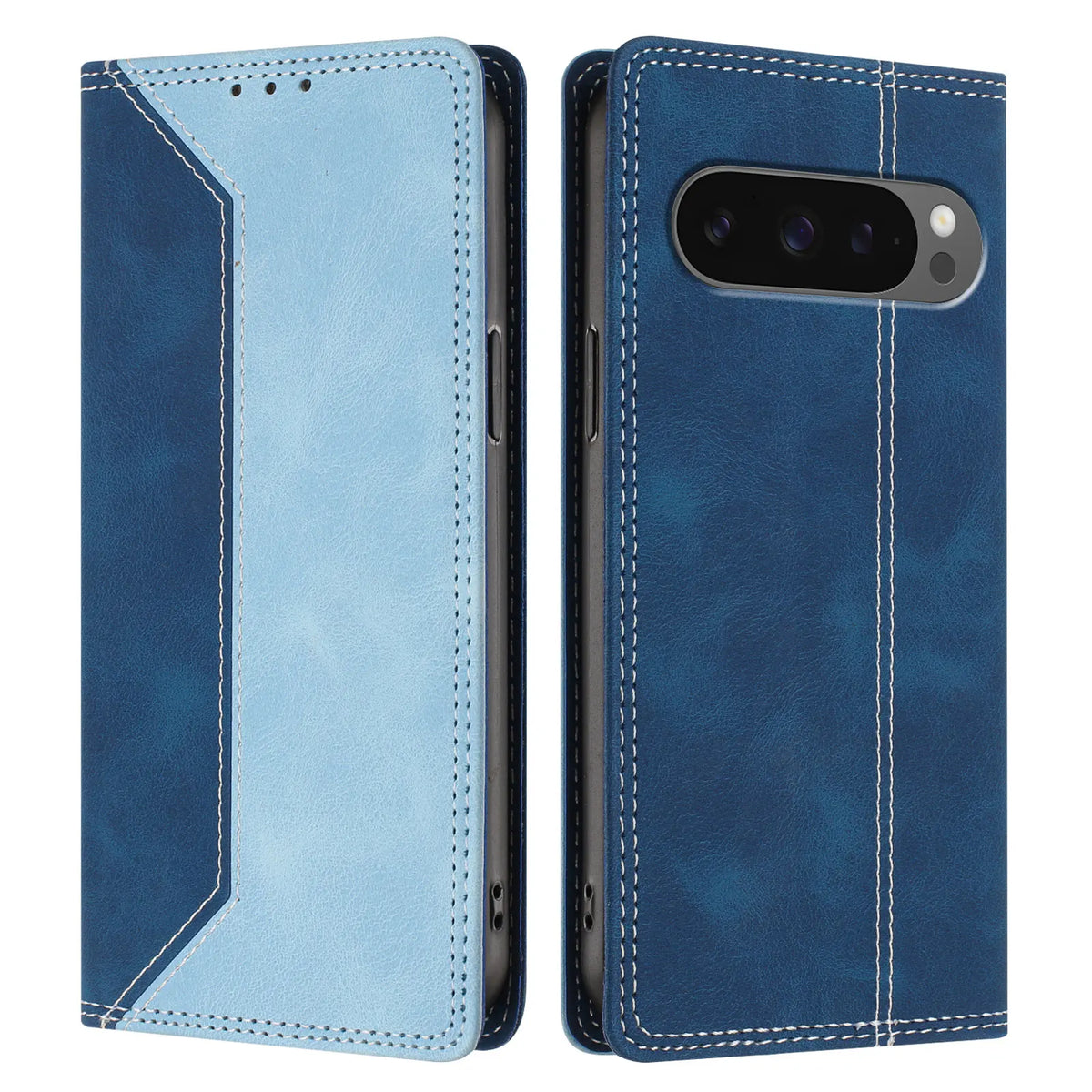 Magnetic Leather Wallet Case for Google Pixel 10 9 9A 8 8A 7 7A 6 6A 5 5A 4A 5G Pro XL Flip Phone Cover Rfid Blocking Shockproof