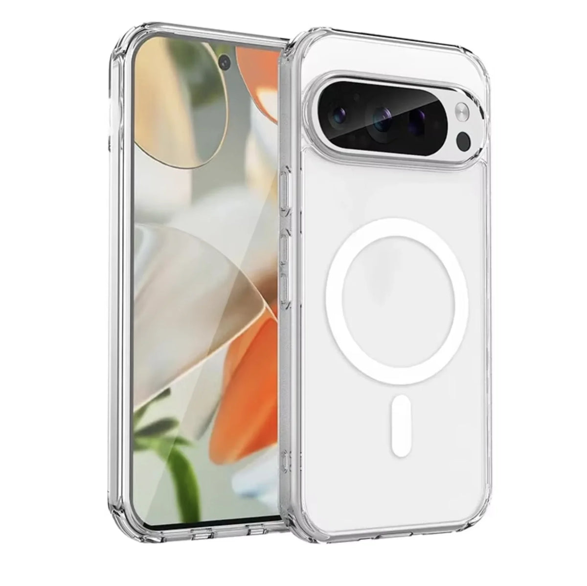 Clear Magnetic Phone Case For Magsafe Google Pixel 10 Pro XL 7 8 9 Pro 11 Pro XL 10A 9A 8A MacSafe Transparent Ultra Slim Cover