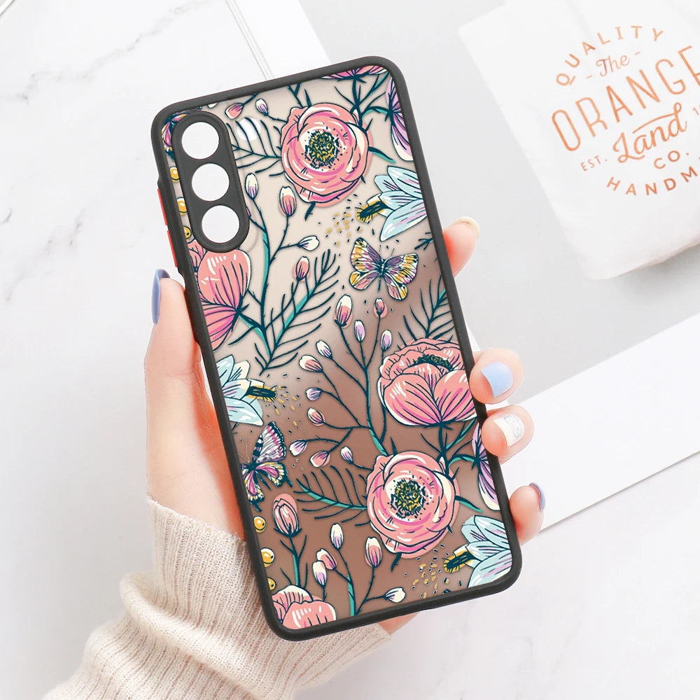 Palm Tree Leaves Phone Case For Samsung Galaxy S24 Ultra Cases Samsung S26 Ultra S23 FE S25 S22 Ultra S21 S20 FE S23 Plus Cover