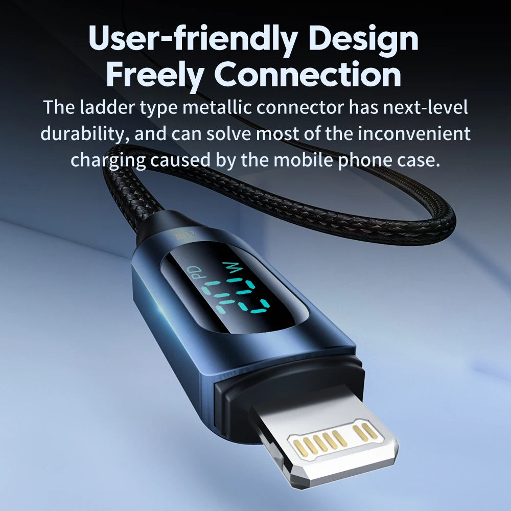 Toocki USB C Type C Cable For iPhone 14 13 12 11 Pro Max X Xr 8 7 Plus PD 20W Fast Charger Lightning Data Wire Cord For iPad 1m