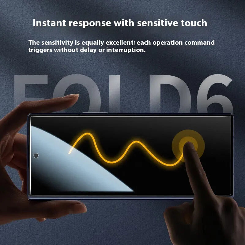 4 in 1 Inner Outer Hinge Sticker Matte Hydrogel Soft TPU Film For Samsung Galaxy Z Fold 7 6 5 4 3 2 Full Body Screen Protector