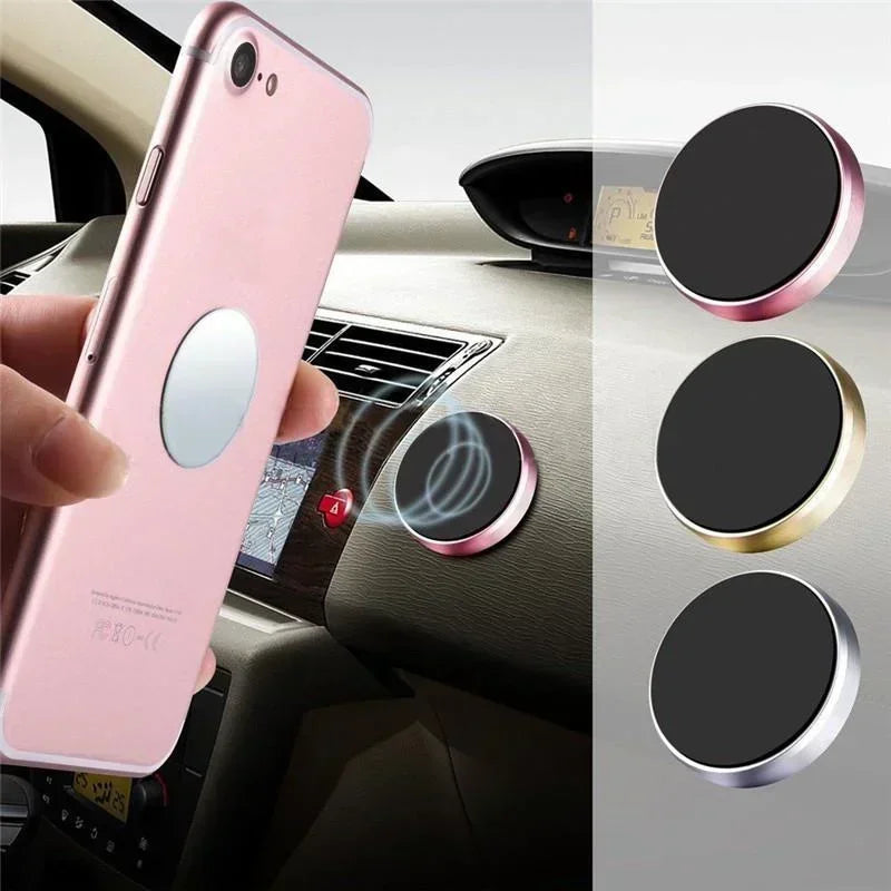 Magnetic Car Phone Holder Magnet Mount Bracket Stick on Car Dashboard Wall Mobile Cell Support in Car for IPhone Samsung Xiaomi