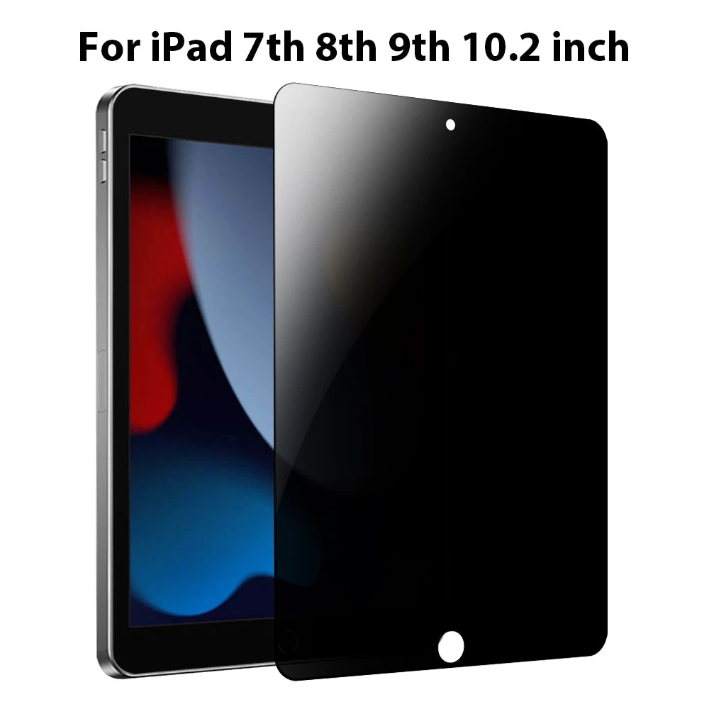 Privacy Tempered Glass For iPad A16 Screen Protector Air 11th M3 M4 4 5 Pro 13 12.9 M5 2026 10 9th 10th Generation Mini 6 7 Film