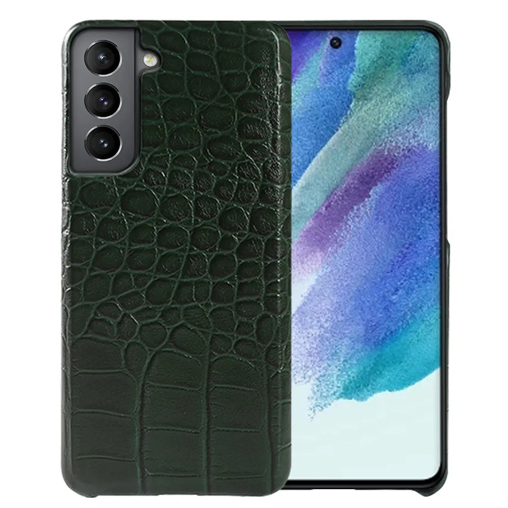 For Samsung Galaxy S26 FE Case Luxury Genuine Leather Case Galaxy S25 S24 S23 Ultra S22 S21 S20 Mobile Phone Cover Back Shell