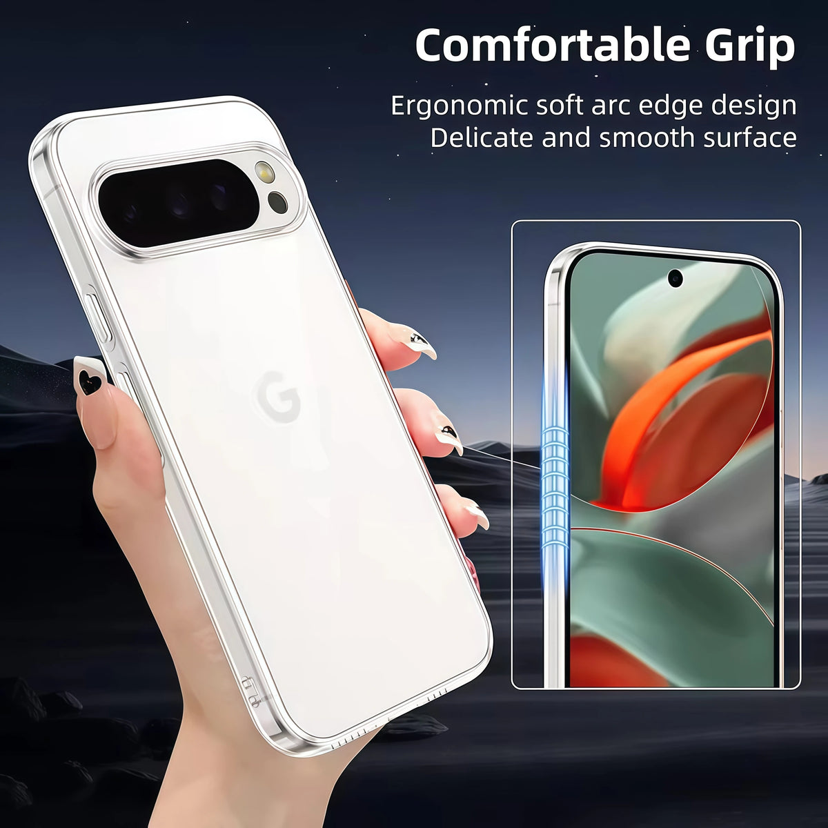Transparent Soft TPU Silicone Case For Google Pixel 10 9 Pro XL 8 7 6 Pro 9a 8a 7a 6a Clear Phone Back Cover