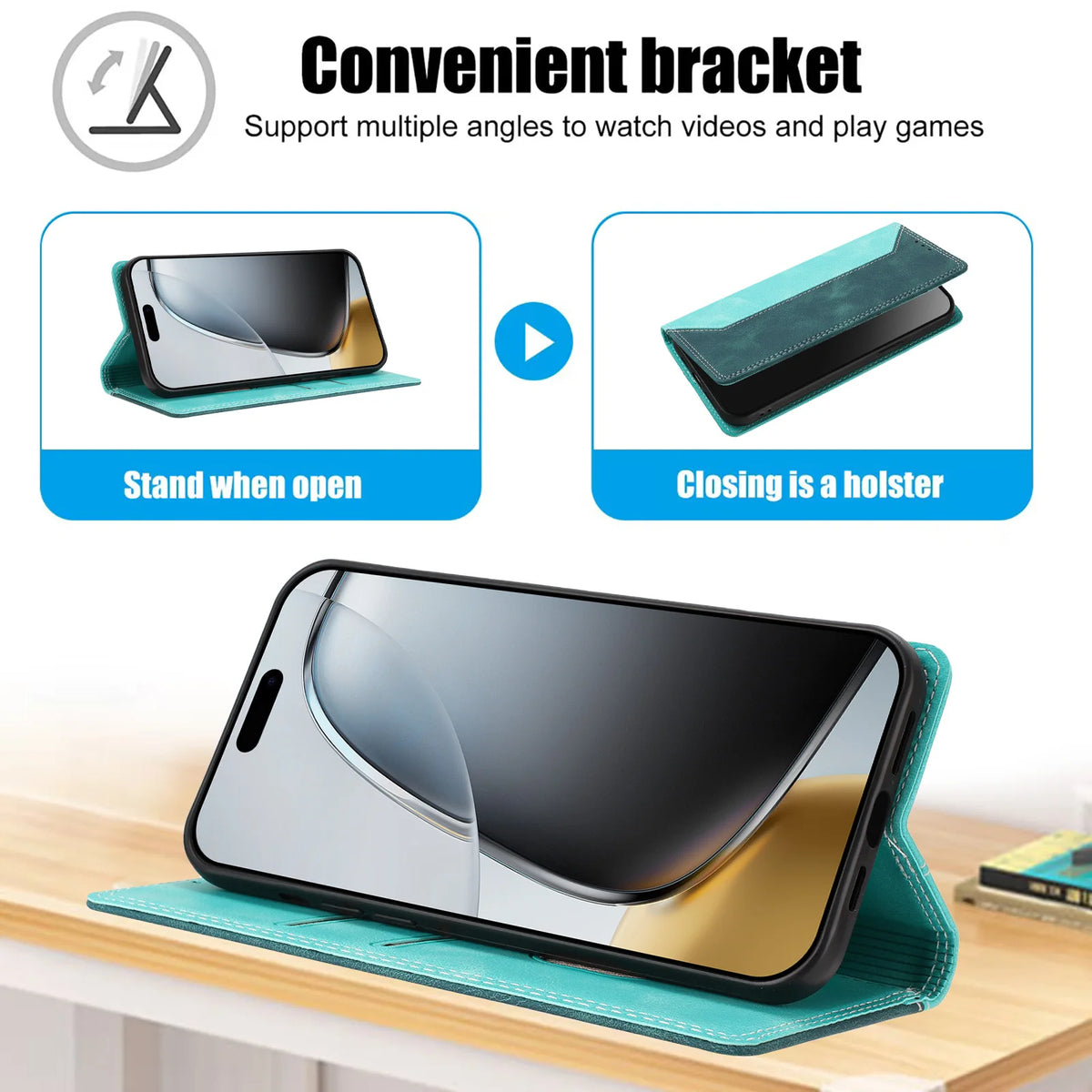 Magnetic Leather Wallet Case for Google Pixel 10 9 9A 8 8A 7 7A 6 6A 5 5A 4A 5G Pro XL Flip Phone Cover Rfid Blocking Shockproof