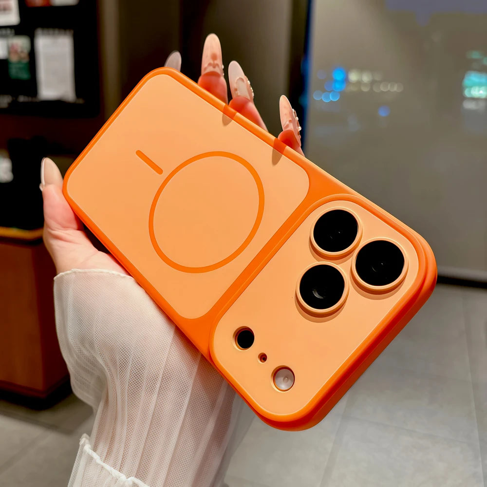 Shockproof Armor Matte Case Cover For iPhone 18 17 16 15 14 13 12 11 Pro Max 18Pro 17Pro For Magsafe Mag Safe Wireless Charge