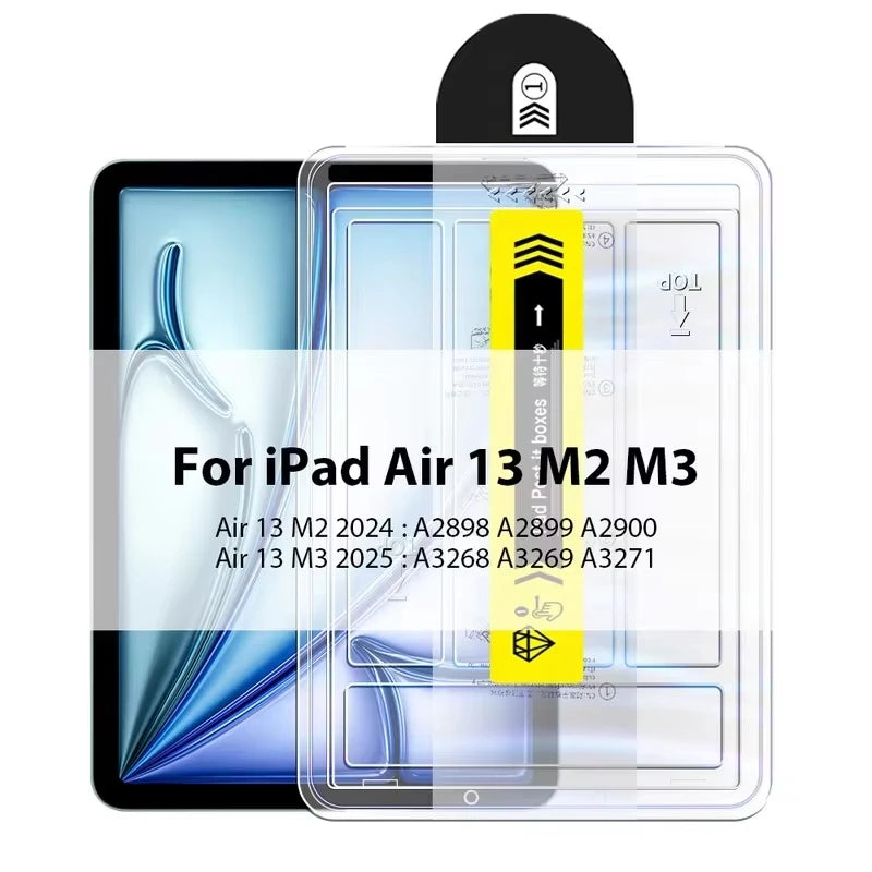 Tempered Glass Screen Protectors For iPad 10th Generation A16 2025 M3 Pro 13 11 M4 12.9 Air 5 4 3 2 Mini 6 7th 9th 8th 10.2 10.5
