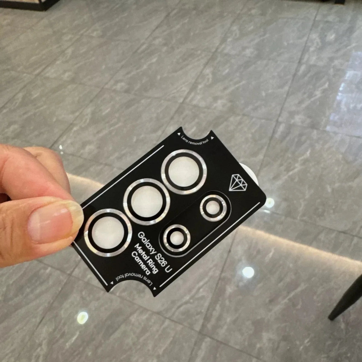 AR+AF Back Camera Tempered Glass for Samsung Galaxy S26 Ultra S26 Plus Metal Rings Rear Camera Lens Glass Protector Cover