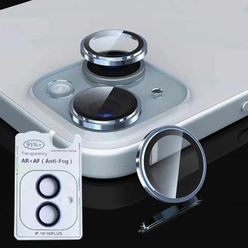 High Definition Camera Lens Ring Glass For IPhone 15 16 Pro Max 15plus Lens Screen Protector Tempered Glass For IPhone 14 ProMax