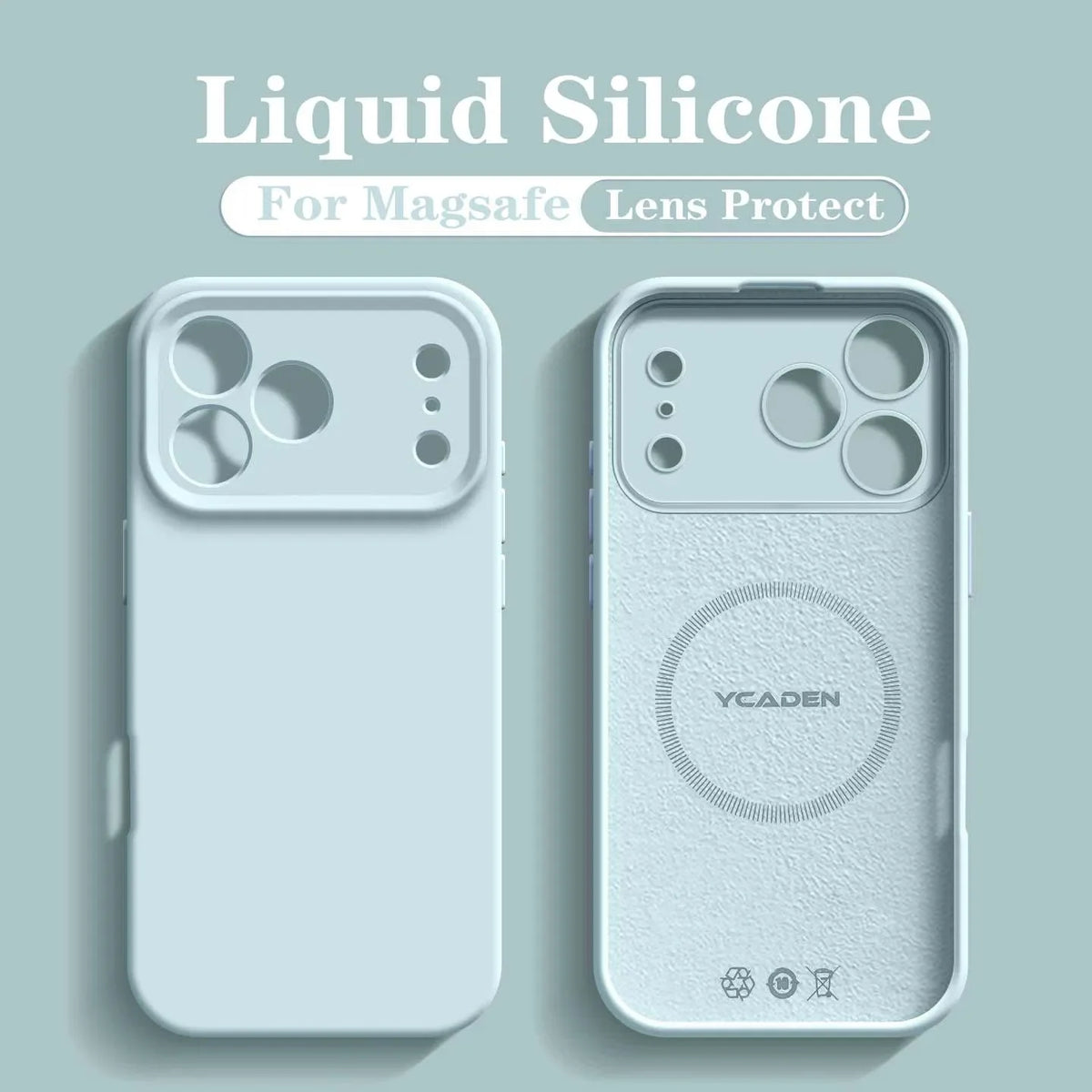 For iPhone 18 Pro Liquid Silicone For Magsafe Phone Case For iPhone 18 17 16 15 14 Pro Max Wireless Charging Skin Smooth Cover