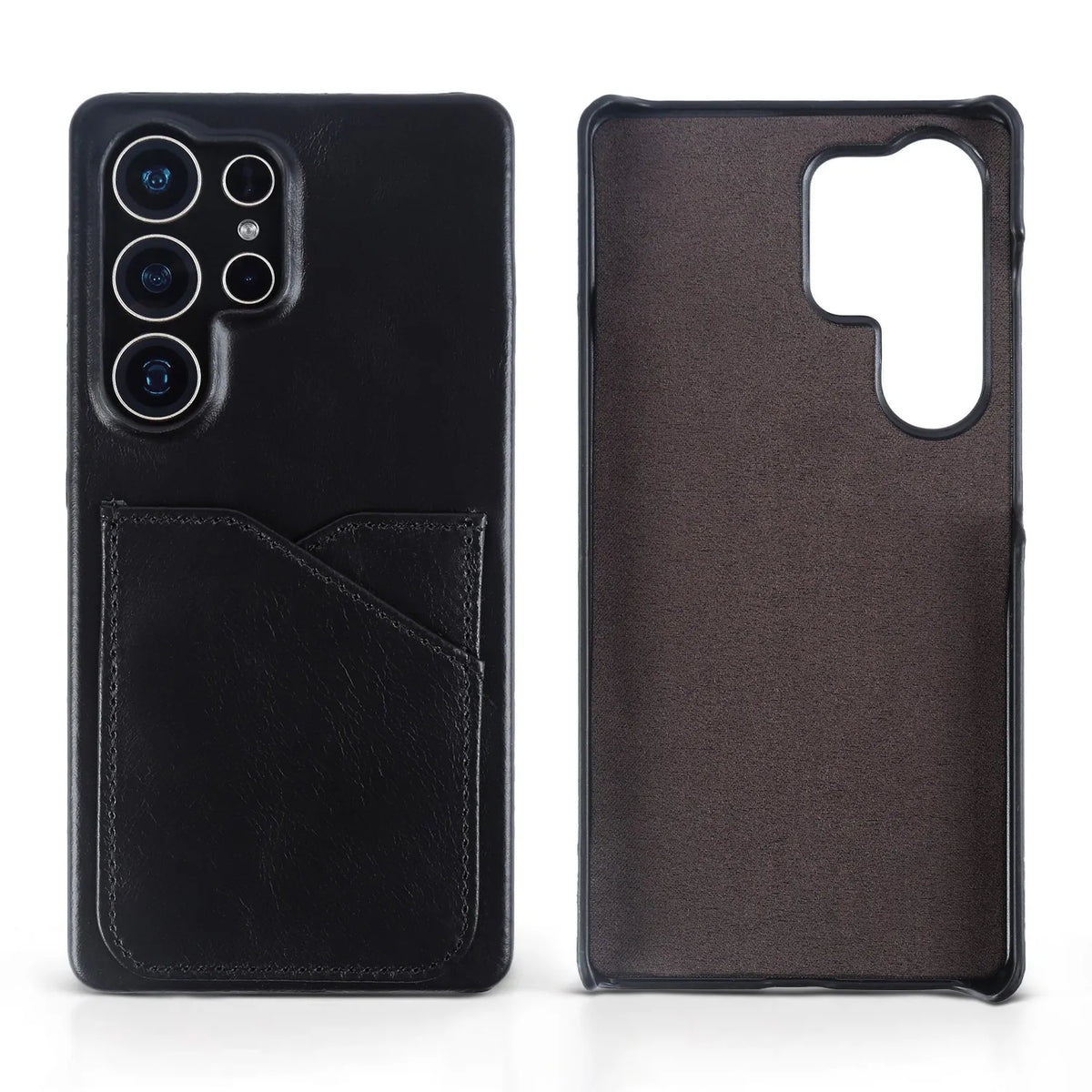 Premium Card Slot Genuine Leather Case for Samsung Galaxy S26 Ultra Cases S25 S24 S23 S22 S21 S20 Vintage Phone Back Cover Coque