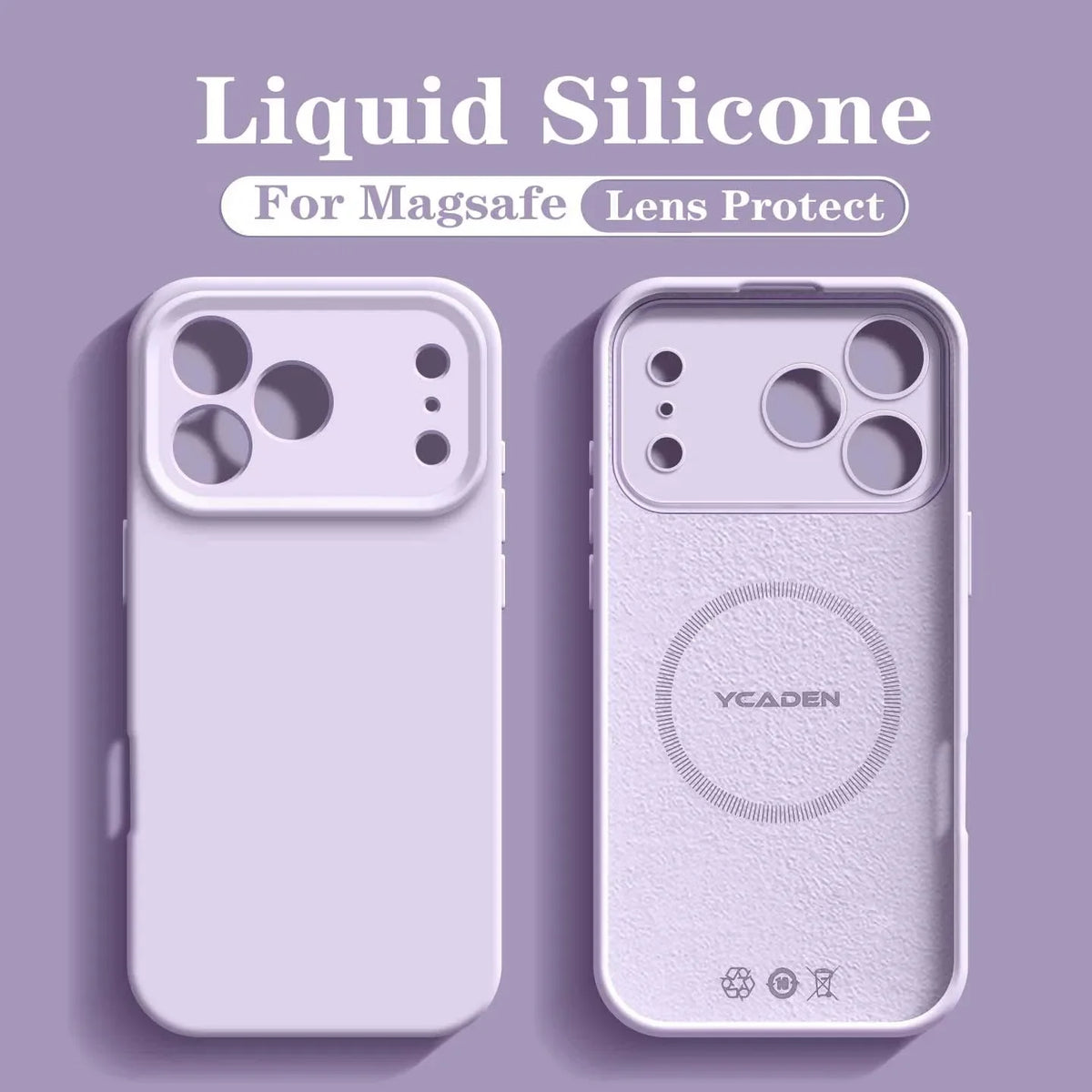 For iPhone 18 Pro Liquid Silicone For Magsafe Phone Case For iPhone 18 17 16 15 14 Pro Max Wireless Charging Skin Smooth Cover