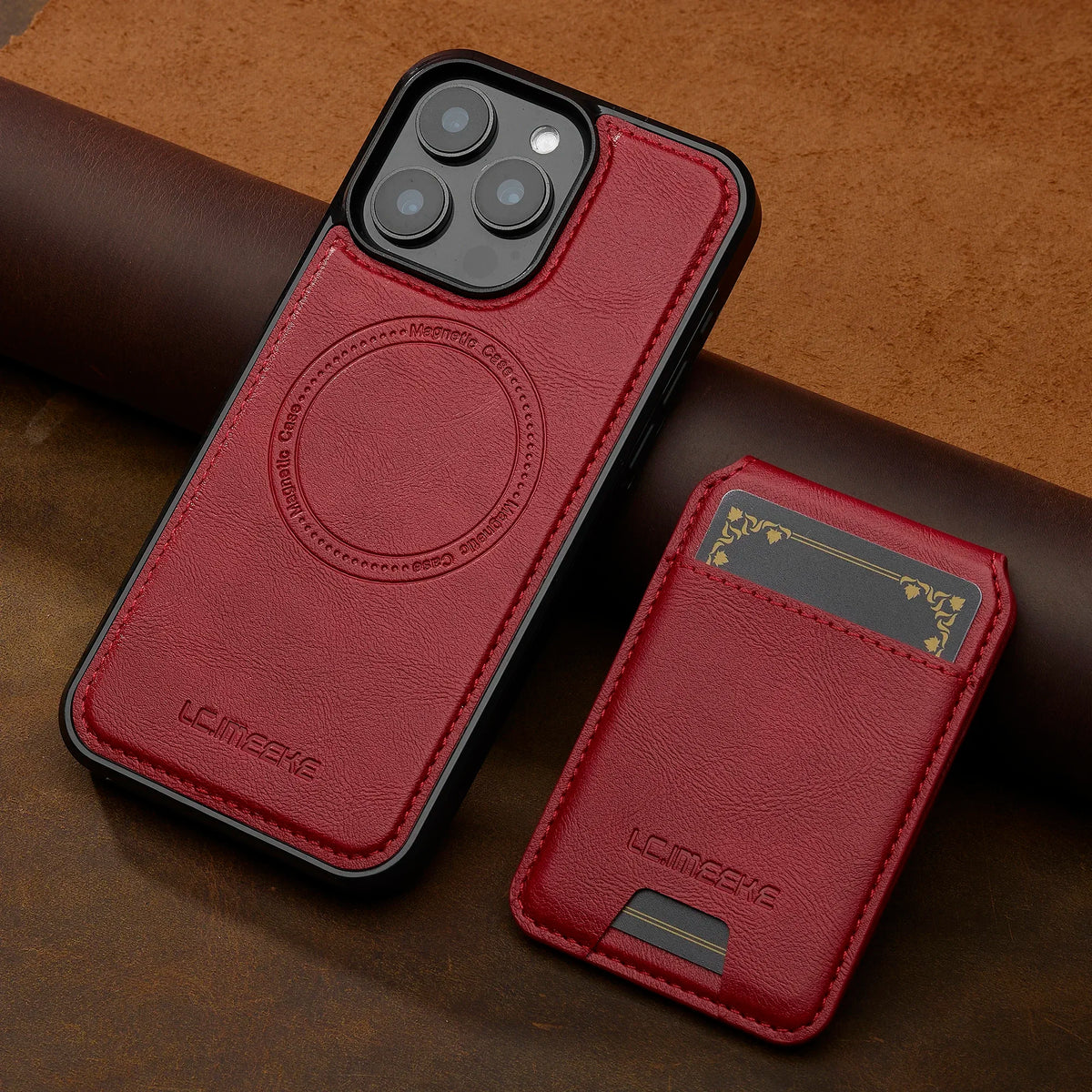 Detachable Magnetic 2 In 1 Leather Case For iPhone 18 17 16 15 14 13 12 11 Pro XS Max 17E Air XR 8 7 Plus SE Cards Pocket Cover