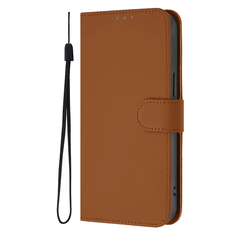 Fashion Candy Solid Color Leather Flip Case For iPhone 14 13 Plus 12 11 Pro Max Funda i Phone 14 Pro 13Pro Max Wallet Cover Case