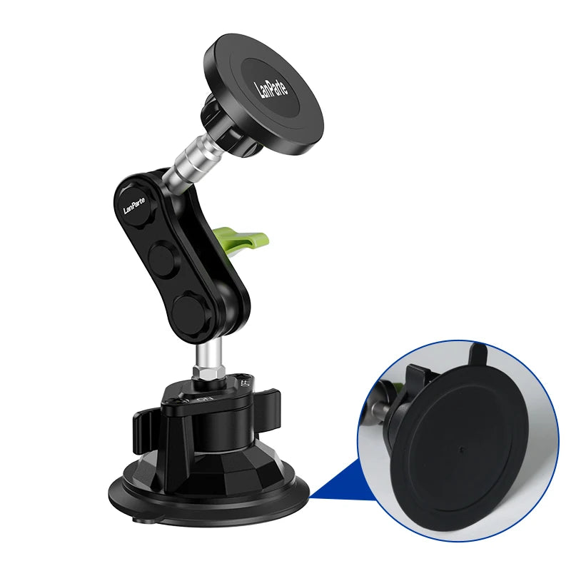 Car Phone Holder Phone Holder Magnetic Mount Strong Sticky Adhesive Suction Cup Dashboard 360 Rotating Anti-Shake