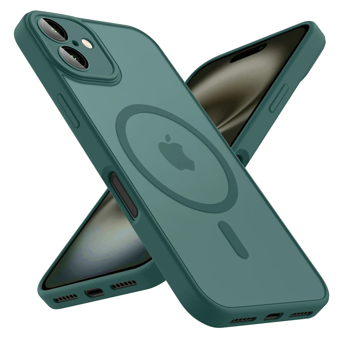 Luxury Frosted Phone Case For iPhone 18 17 17e 16e 16 15 14 13 12 11 Pro Max Plus For Magsafe Matte Transparent Magnetic Cover