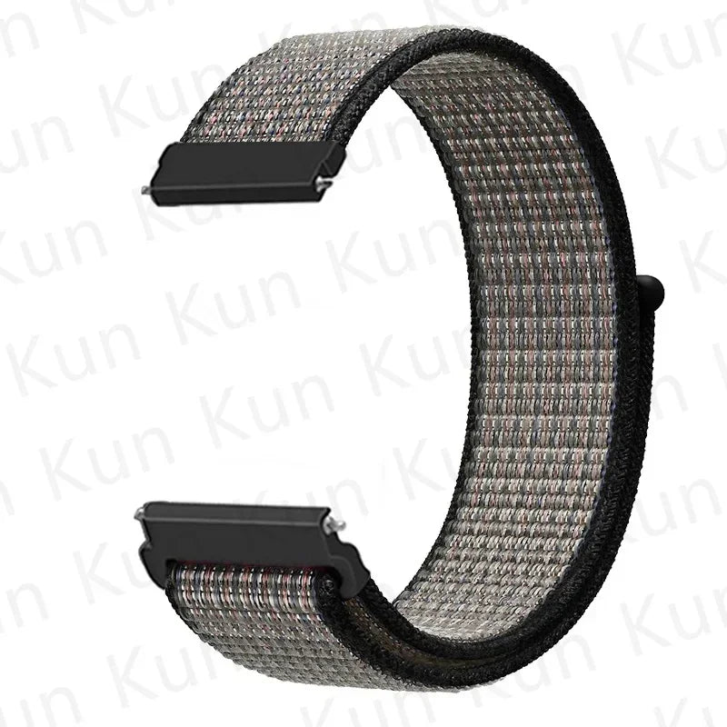 20mm 22mm Band For Samsung Galaxy Watch 6/5/4/5pro/4/6 Classic/active 2 Nylon loop sport bracelet huawei watch GT 4-2-2e-3 Strap