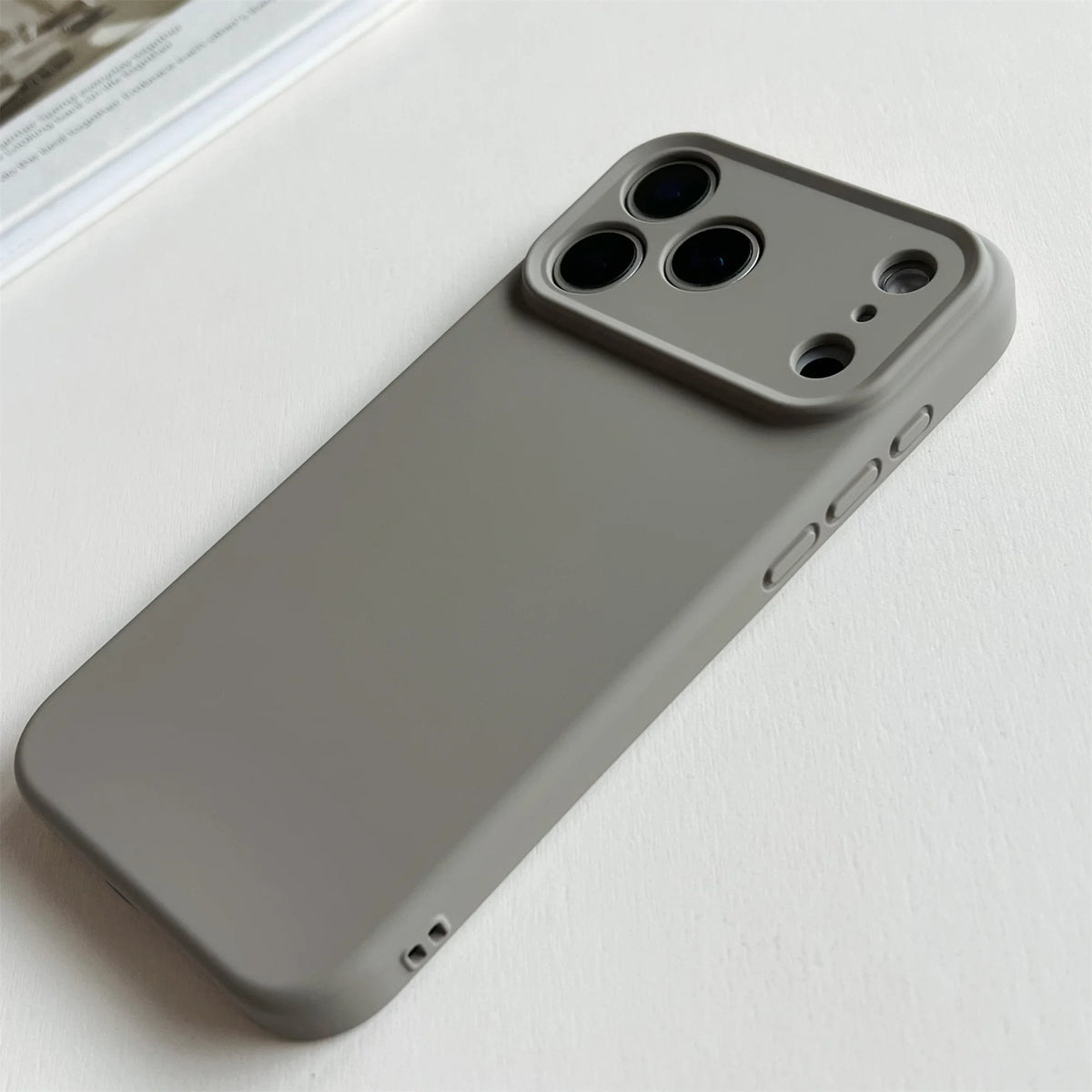 TPU Shockproof Cover For iPhone 17 16 Pro Max For iPhone 17Air 16 15 14 Pro Case Liquid Silicone Original TPU Protect Case