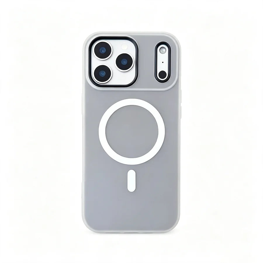 Compatible 17/16/15/14/13 Pro/Pro Max/Plus/Mini/Air Phone Case, Sweet Jelly Frosted Magnetic Double Layer Shockproof Cover for Women Girls