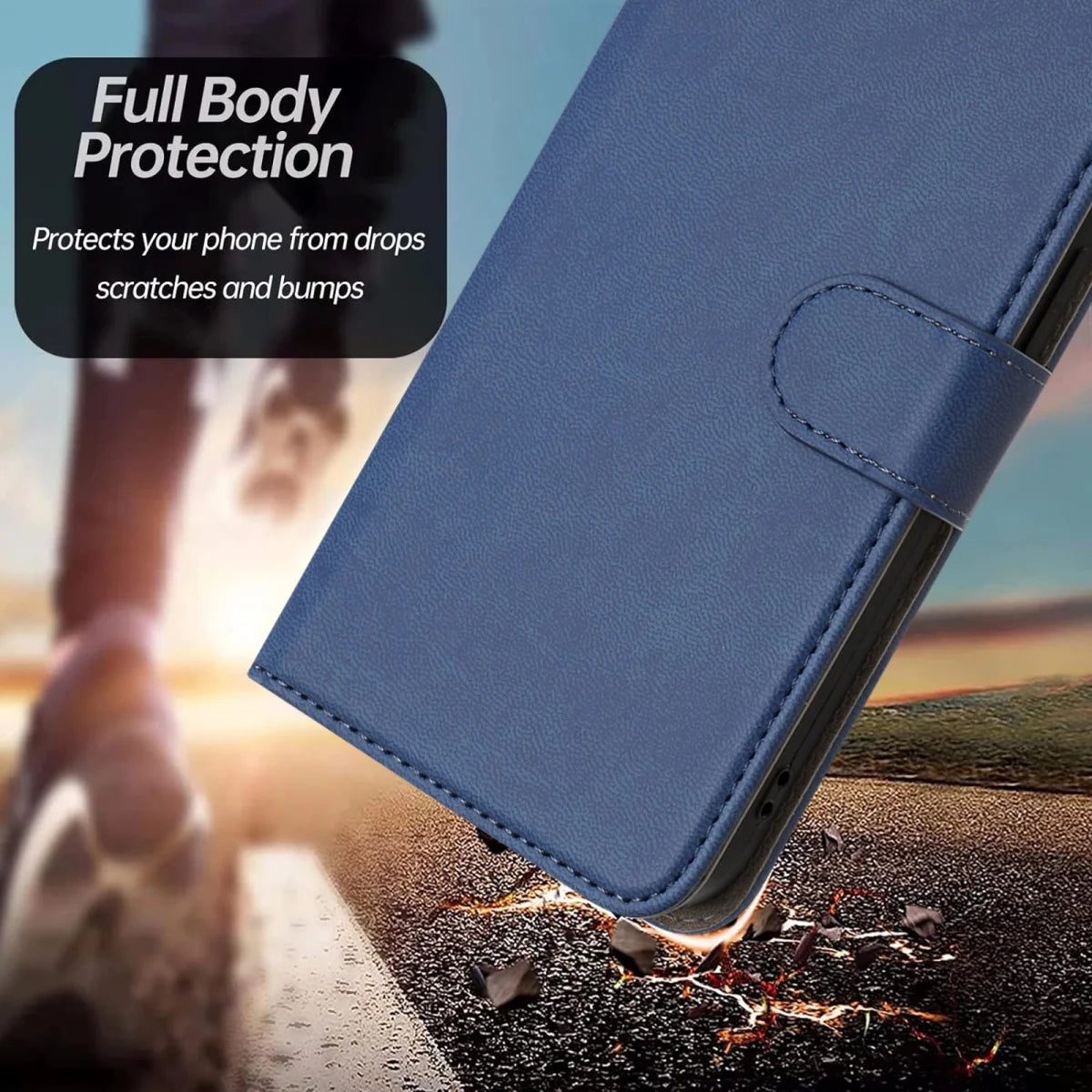 For iPhone 17 Pro Max Solid Color Luxury Leather Flip Case on For iPhone 17 16 15 14 13 12 Pro Max Plus 17 Air 16E Wallet Cover