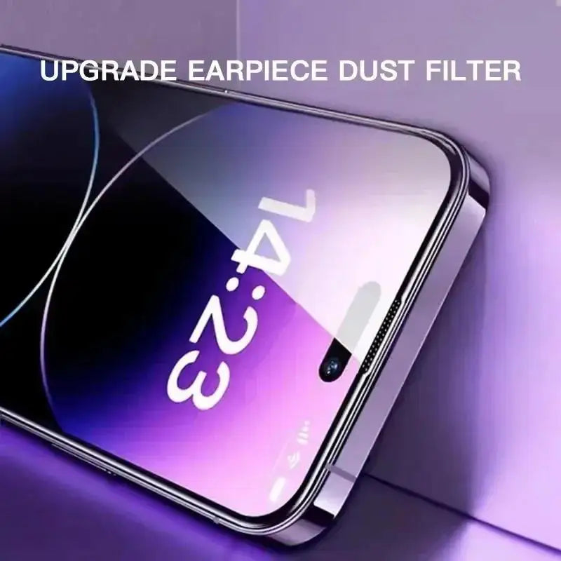 2Pcs Premium Screen Protector for iPhone 17 16 15 14 13 12 11 Pro Max Tempered Glass Full Cover Easy Install Auto-Dust Privacy