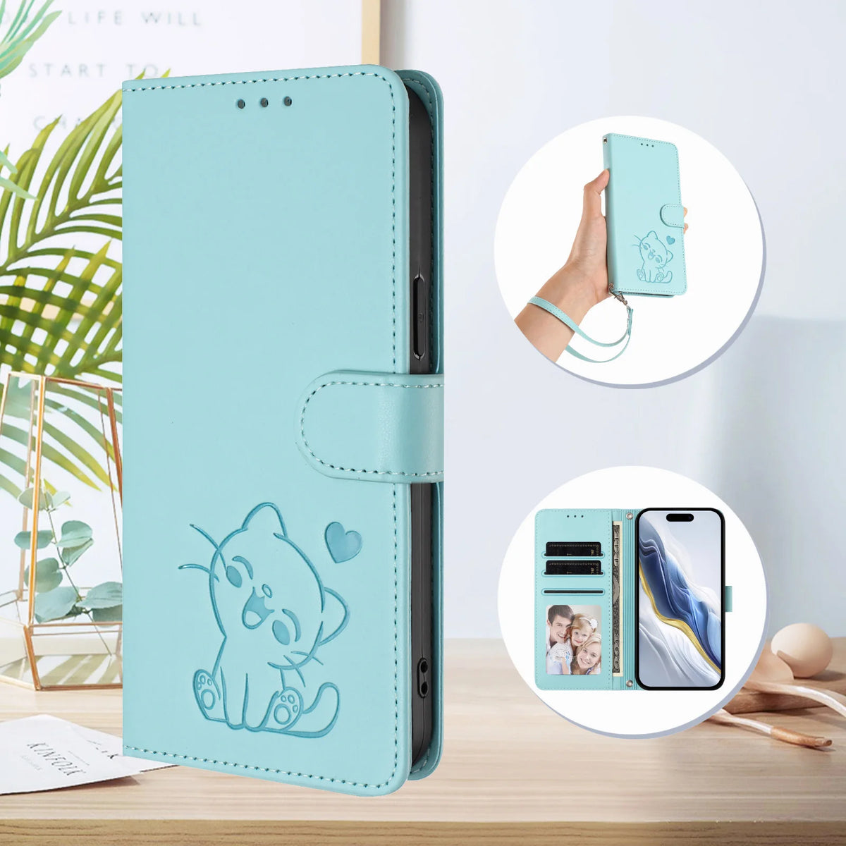 Case on For Samsung Galaxy S10 S9 S8 Plus S10E Lite S7 Edge Phone Case Wallet Flip Phone Cover Luxury Leather Card Holder Fundas