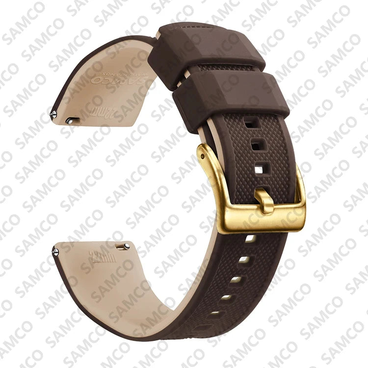 Quick Release Rubber Watch Strap Silicone Watch Band 18mm 20mm 22mm Huawei ,Samsung Galaxy, Garmin, Watch Replacement Watchband