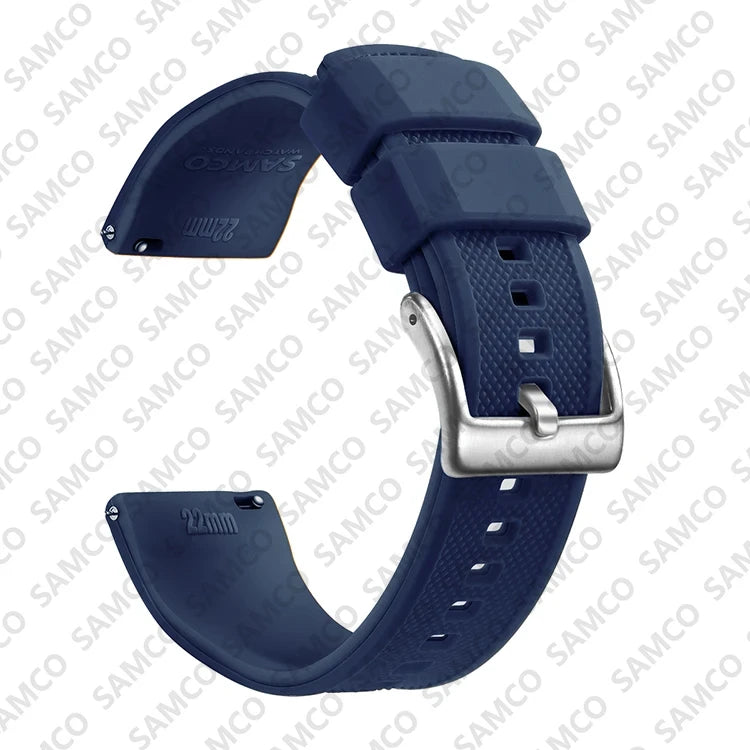 Quick Release Rubber Watch Strap Silicone Watch Band 18mm 20mm 22mm Huawei ,Samsung Galaxy, Garmin, Watch Replacement Watchband