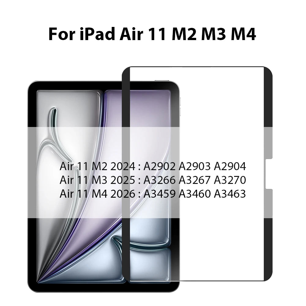 Magnetic Like Paper Film For iPad A16 Air 11 M4 M3 M2 5 4 Pro 11th 13 M5 12.9 10 9 10th 9th Generation Mini 7 6 Screen Protector