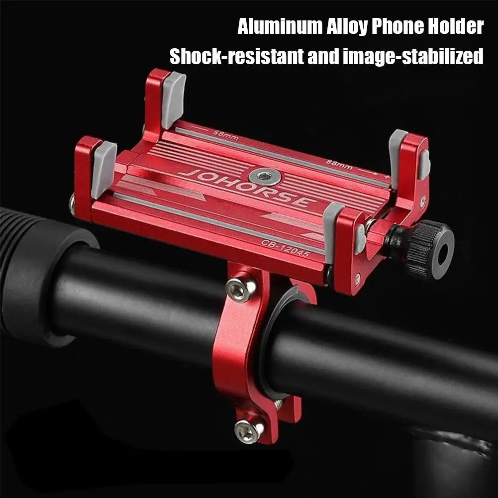 Bicycle Phone Holder Reliable MTB Phone Mount Stand Bicycle Holder Aluminum Adjustable Bike Phone Holder Nonslip Holder
