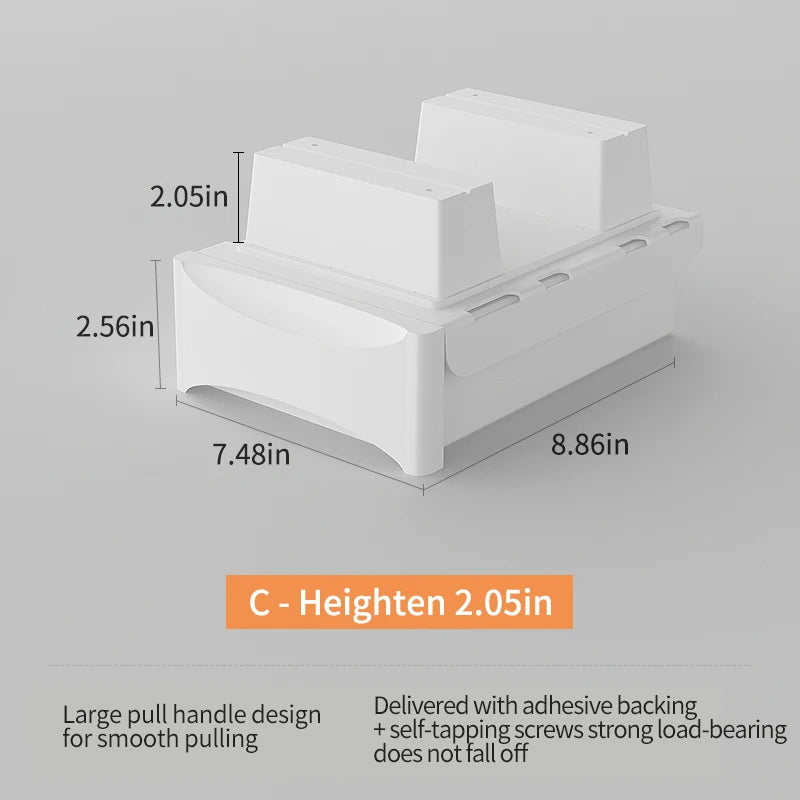 Small Under Desk Storage Cabinet with Mobile Pedestal, Hidden Drawer and Cable Management for Efficient Workspace Setup