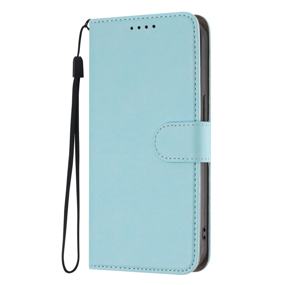 For iPhone 17 Pro Max Solid Color Luxury Leather Flip Case on For iPhone 17 16 15 14 13 12 Pro Max Plus 17 Air 16E Wallet Cover
