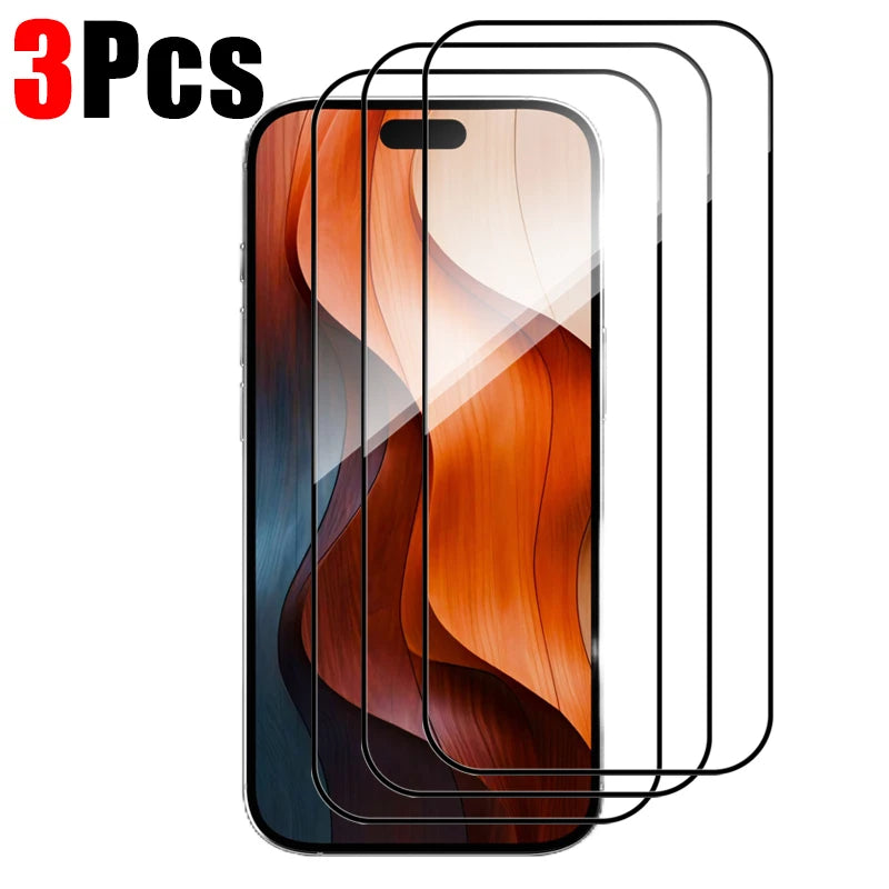1-4PCS Screen Protector Glass For iPhone 17 Pro Max Air 17Pro 9H Hardness Tempered Glass Protective Cover Film For iPhone 17 16